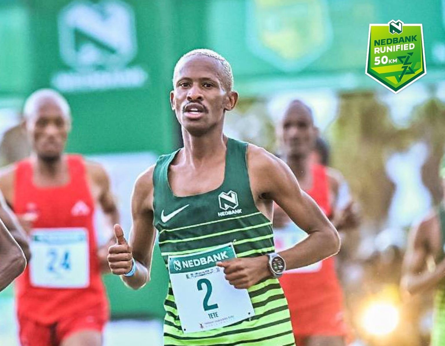 North West Comrades Marathon champion Tete Morena Dijana breaks a World Record in a 50 km race