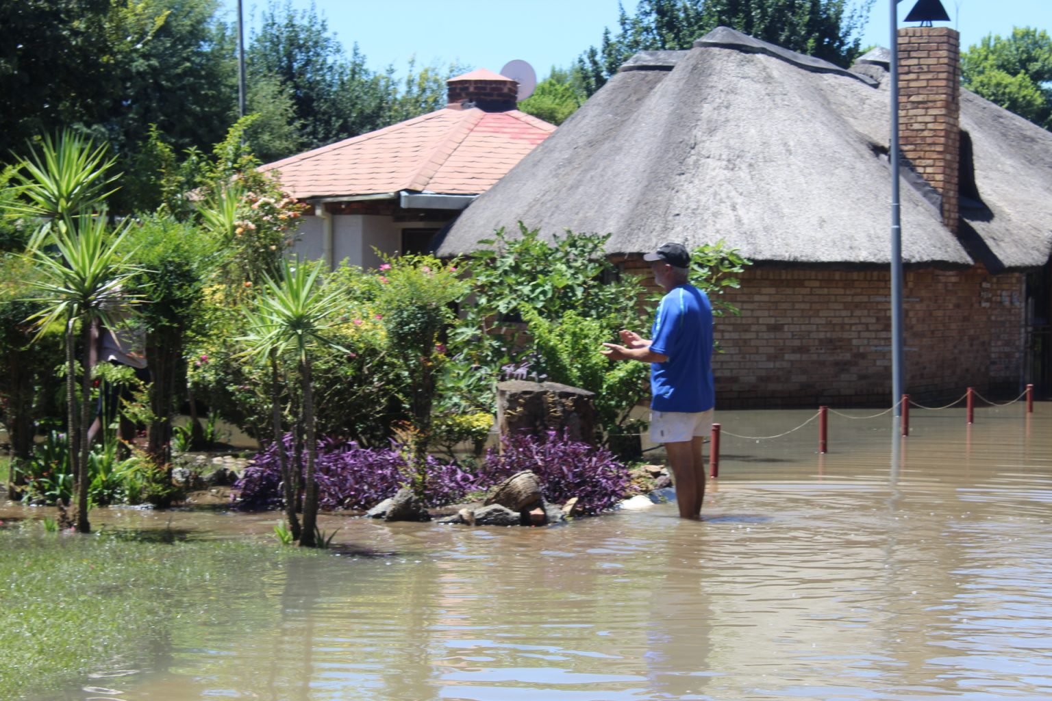 Orkney Residents continue moving their belongings from houses submerged in water