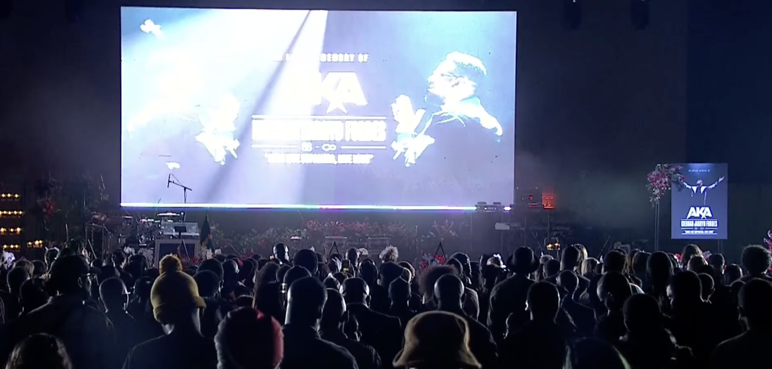 Last night family, friends and fans of AKA bid farewell to the Hip Hop superstar in song and dance