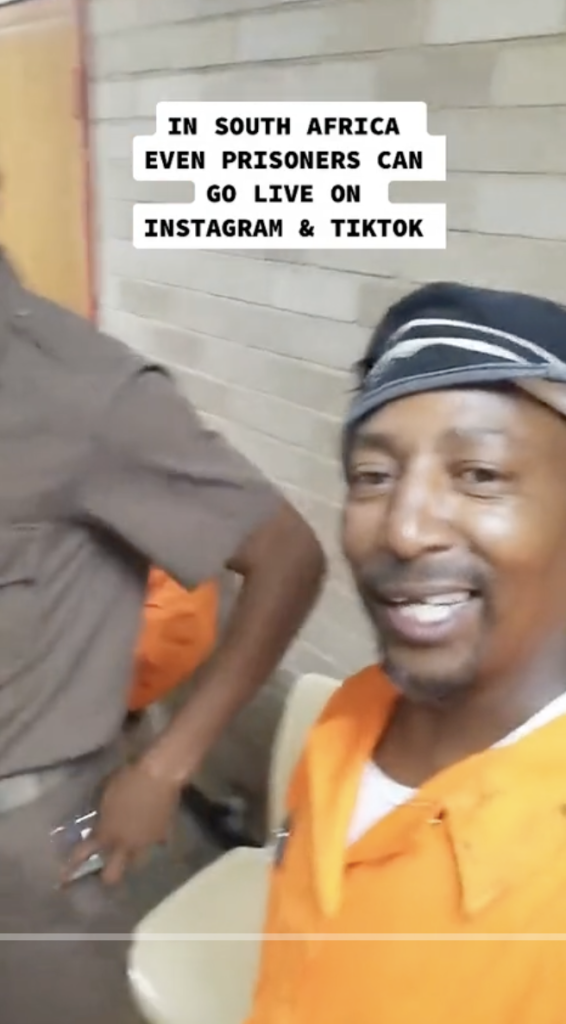 Prisoners on TikTok raise the ire of the Department of Correctional Services