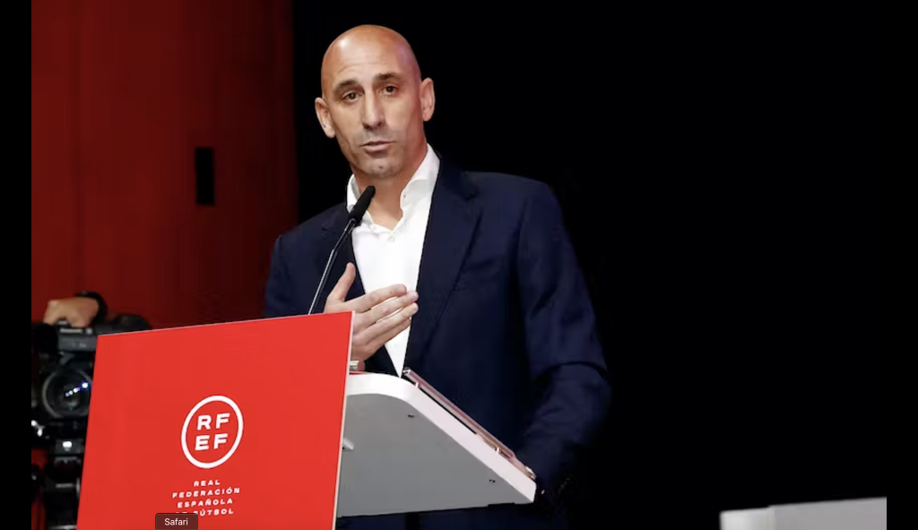 Luis Rubiales banned from all football-related activities for 3 years by FIFA