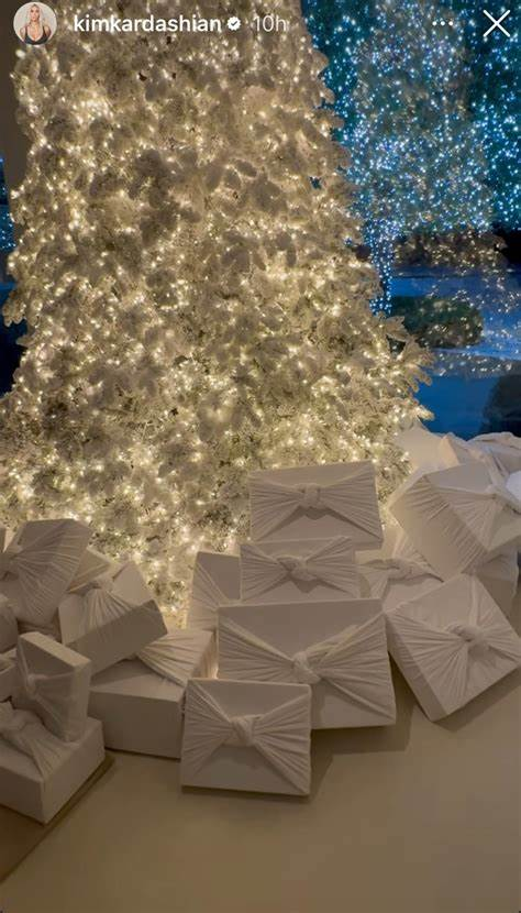 Kim Kardashian uses unconventional gift-wrapping method ahead of Christmas