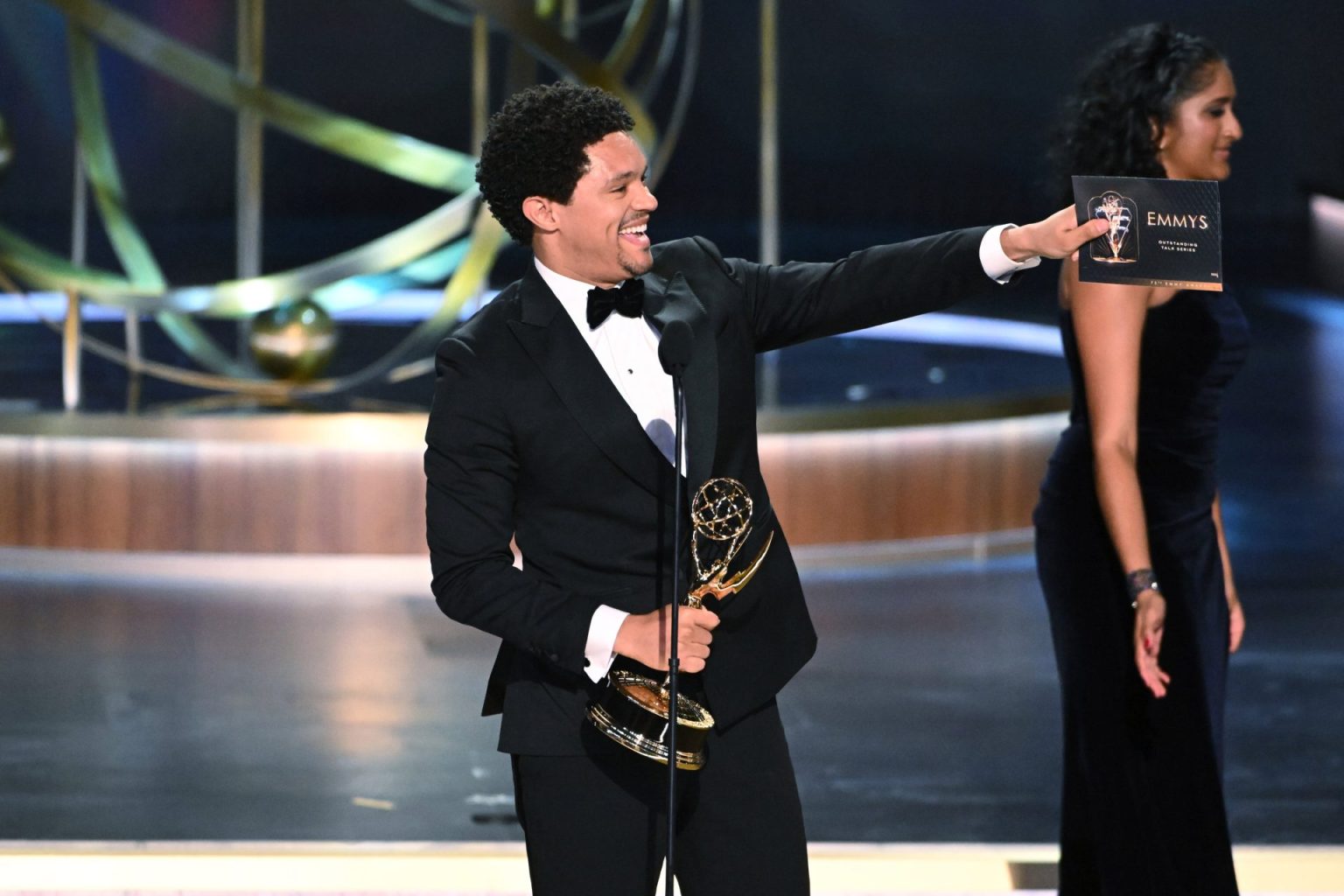 Trevor Noah scoops and Emmy Award