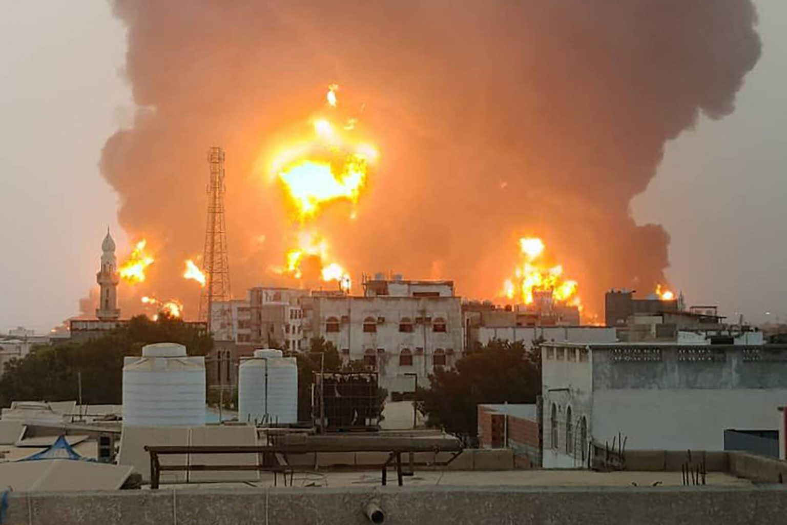 Israeli strikes launched against Houthi-held Yemeni city – day after Tel Aviv attack