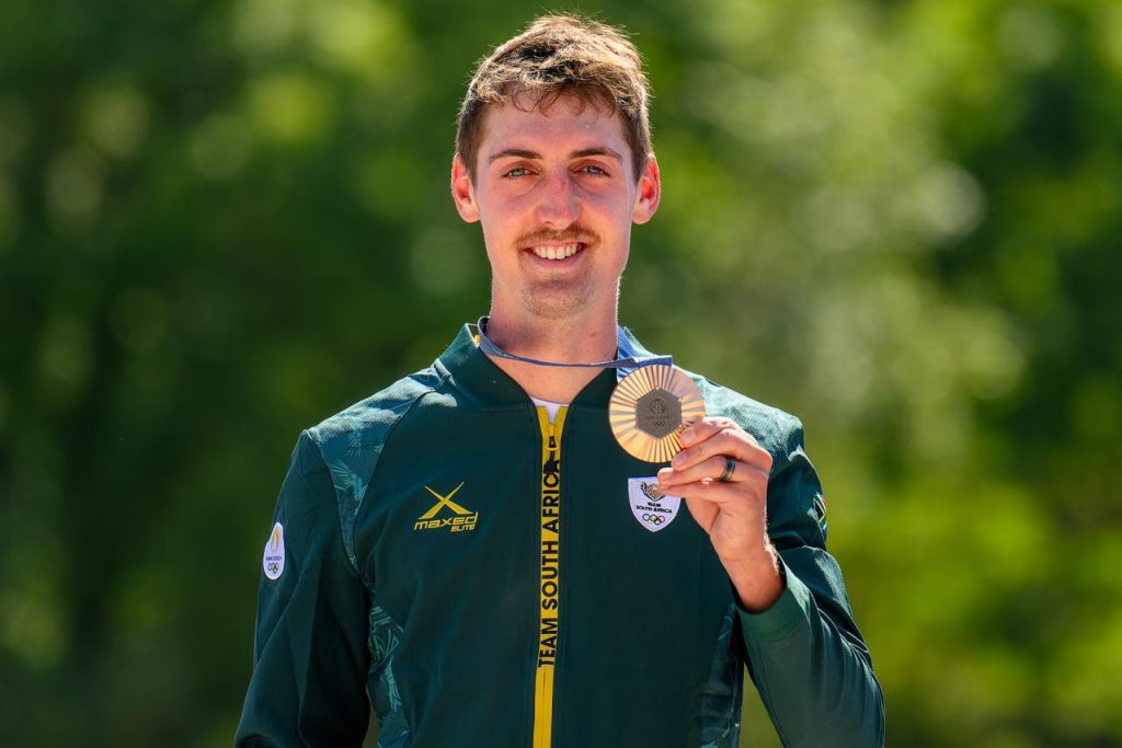 Alan Hatherly makes mountain bike history at the Paris Olympics