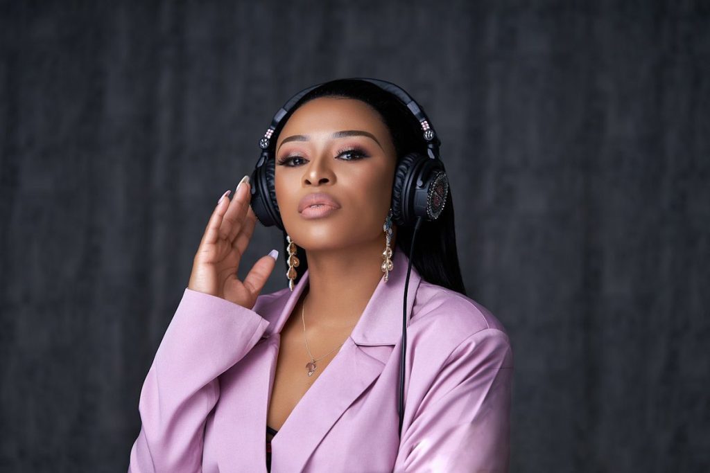DJ Zinhle responds to Chris Brown crush claims