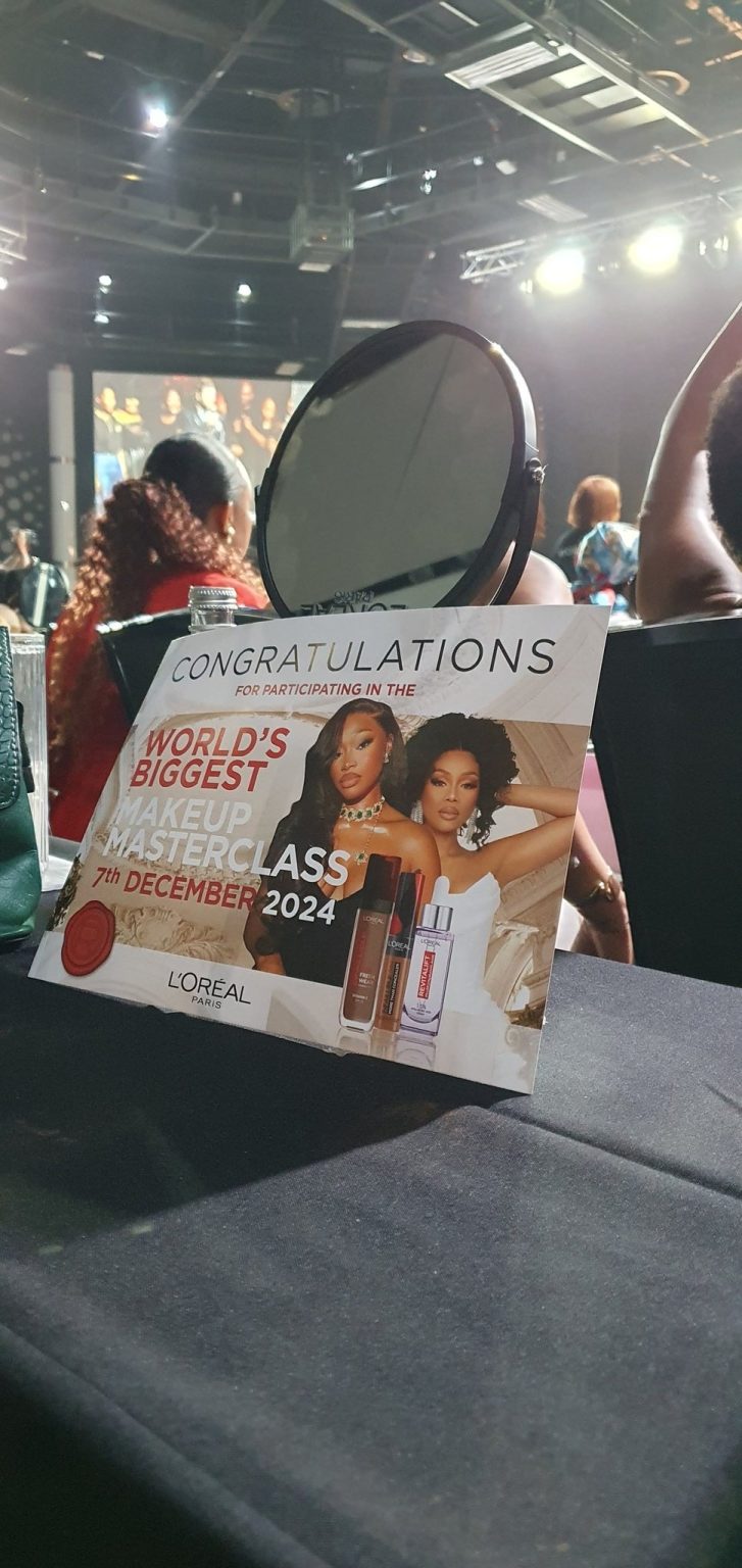 Bonang Matheba, L’Oreal South Africa break Guinness World Record