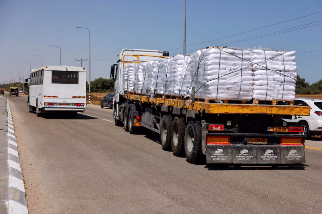 Humanitarian aid deliveries resume in Gaza as Israel proposes ceasefire