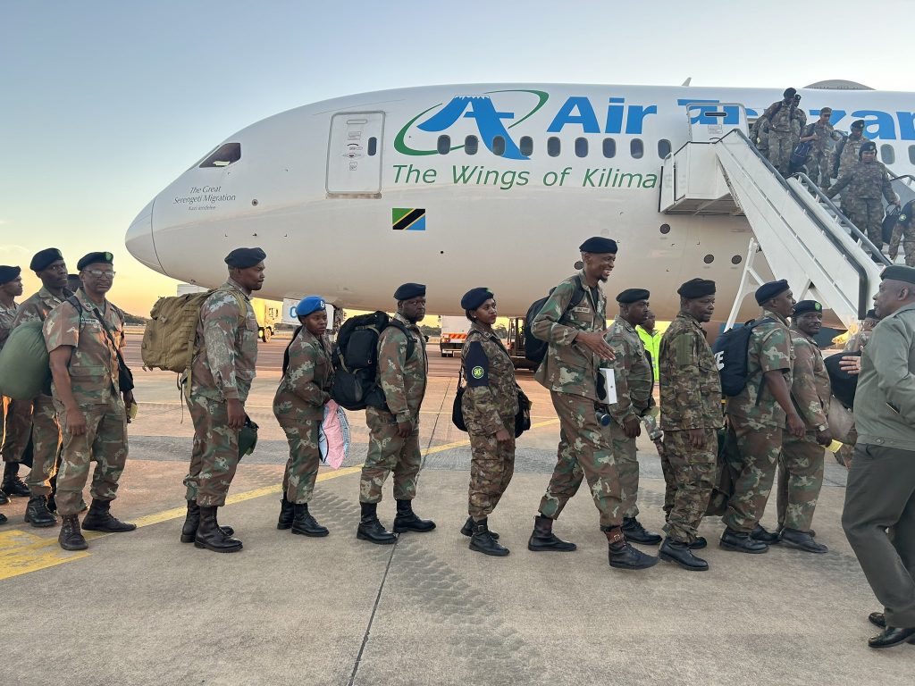 South African troops return home from DRC peacekeeping mission