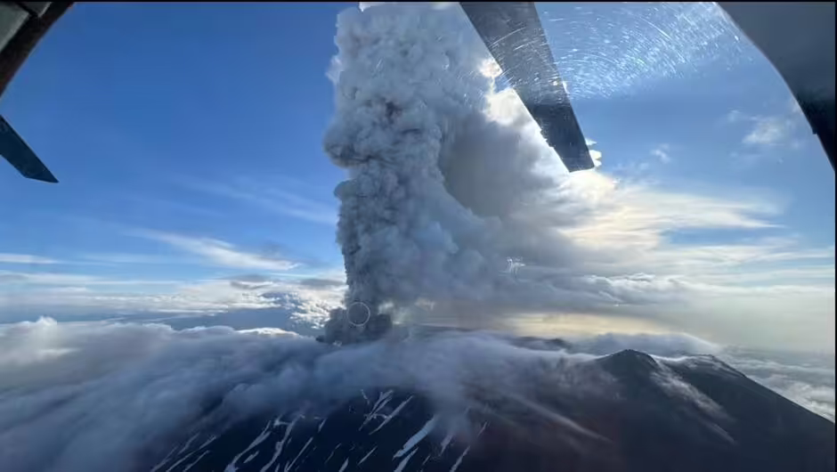 Dormant Kamchatka volcano violently erupts after centuries of silence
