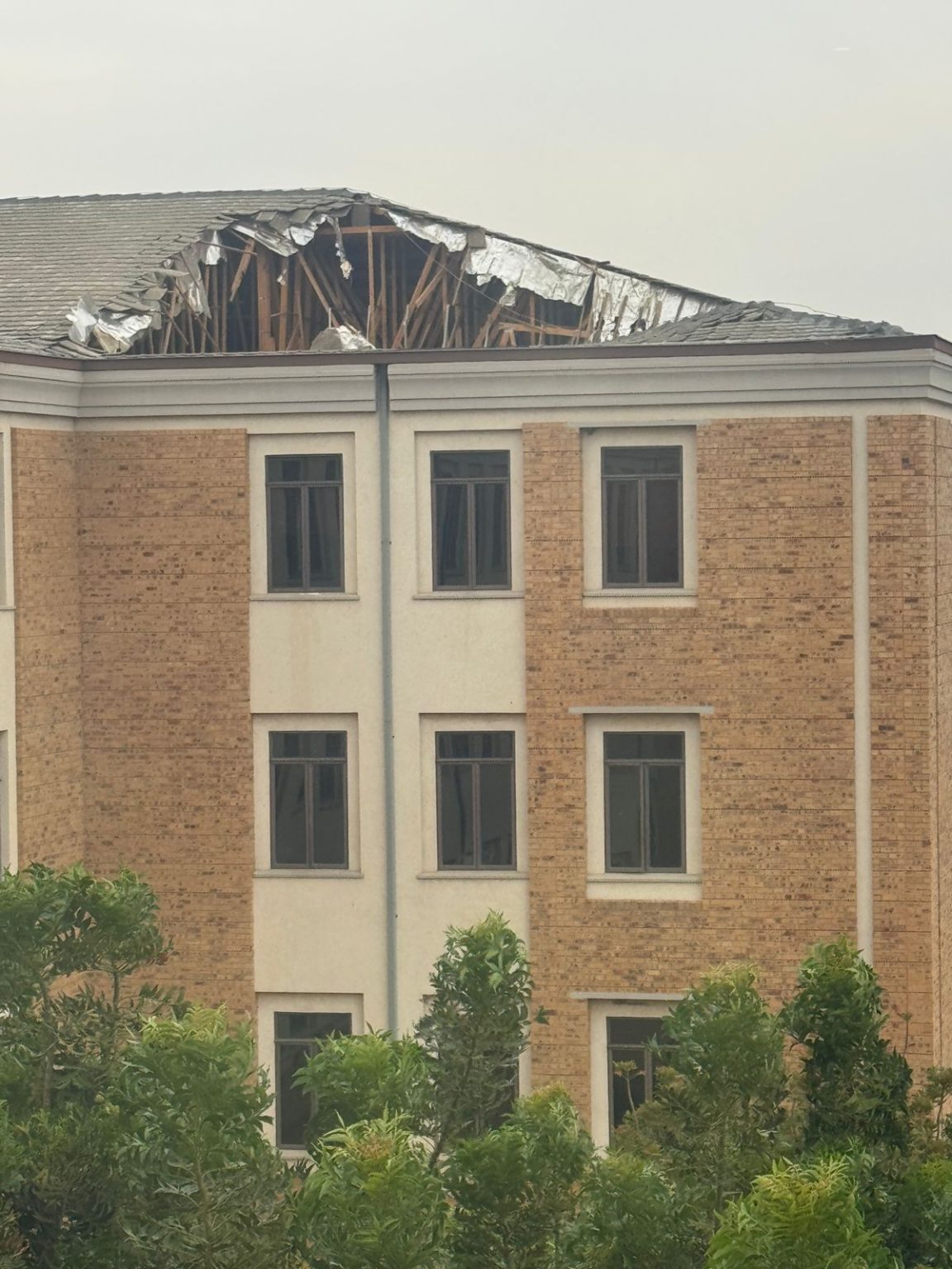 North West Health Department head office roof collapses