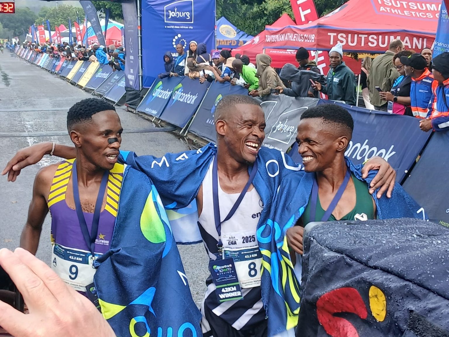 Lesotho’s Joseph Seotlali and Kenya’s Margaret Jepchumba crowned 2025 Soweto Marathon champions