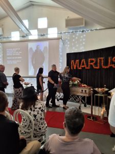 A family and community says goodbye to Marius van der Merwe