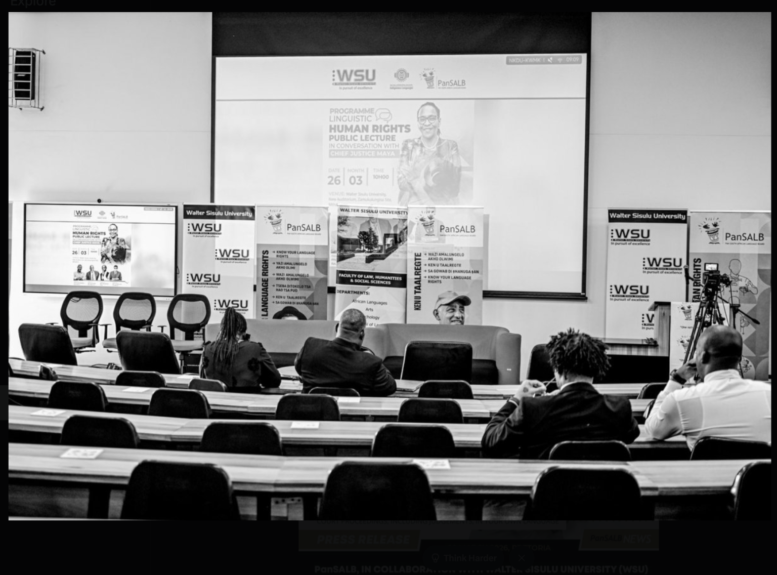 Linguistic Human Rights Public Lecture calls for equal use of all languages in the Justice system