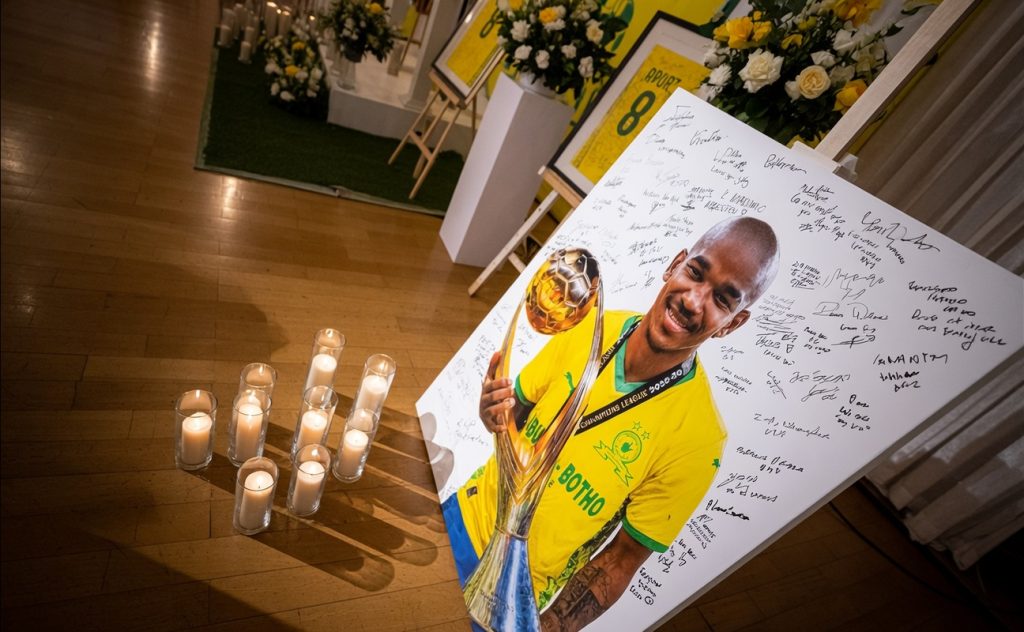 Ronwen Williams leads emotional tributes to Jayden Adams at Stellenbosch memorial