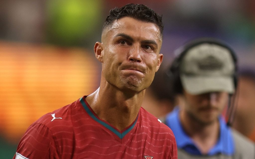 Cristiano Ronaldo overcome with emotion as final World Cup journey ends in defeat to Spain