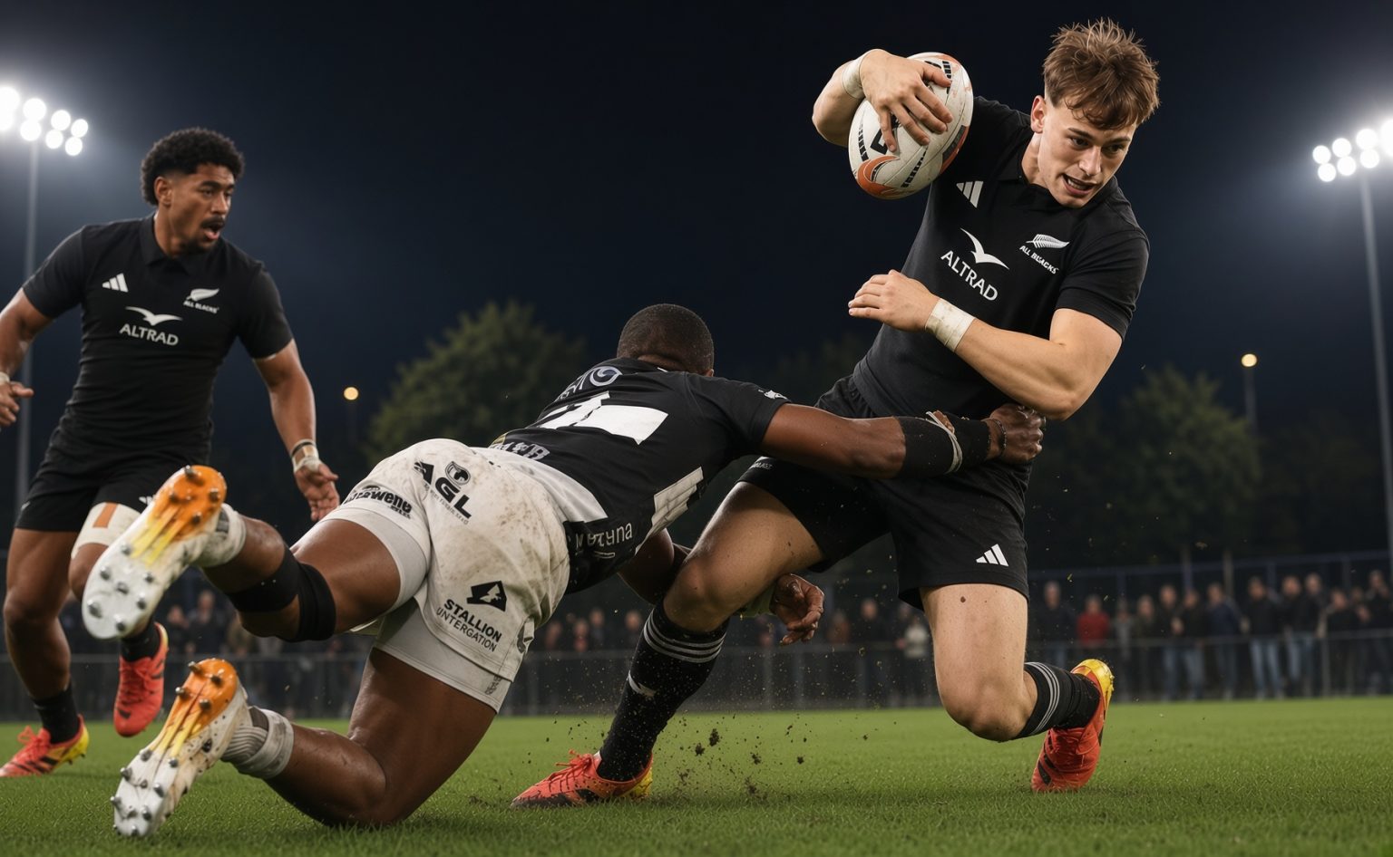 All Blacks dominate Sharks in Durban as Damian McKenzie injury raises concern