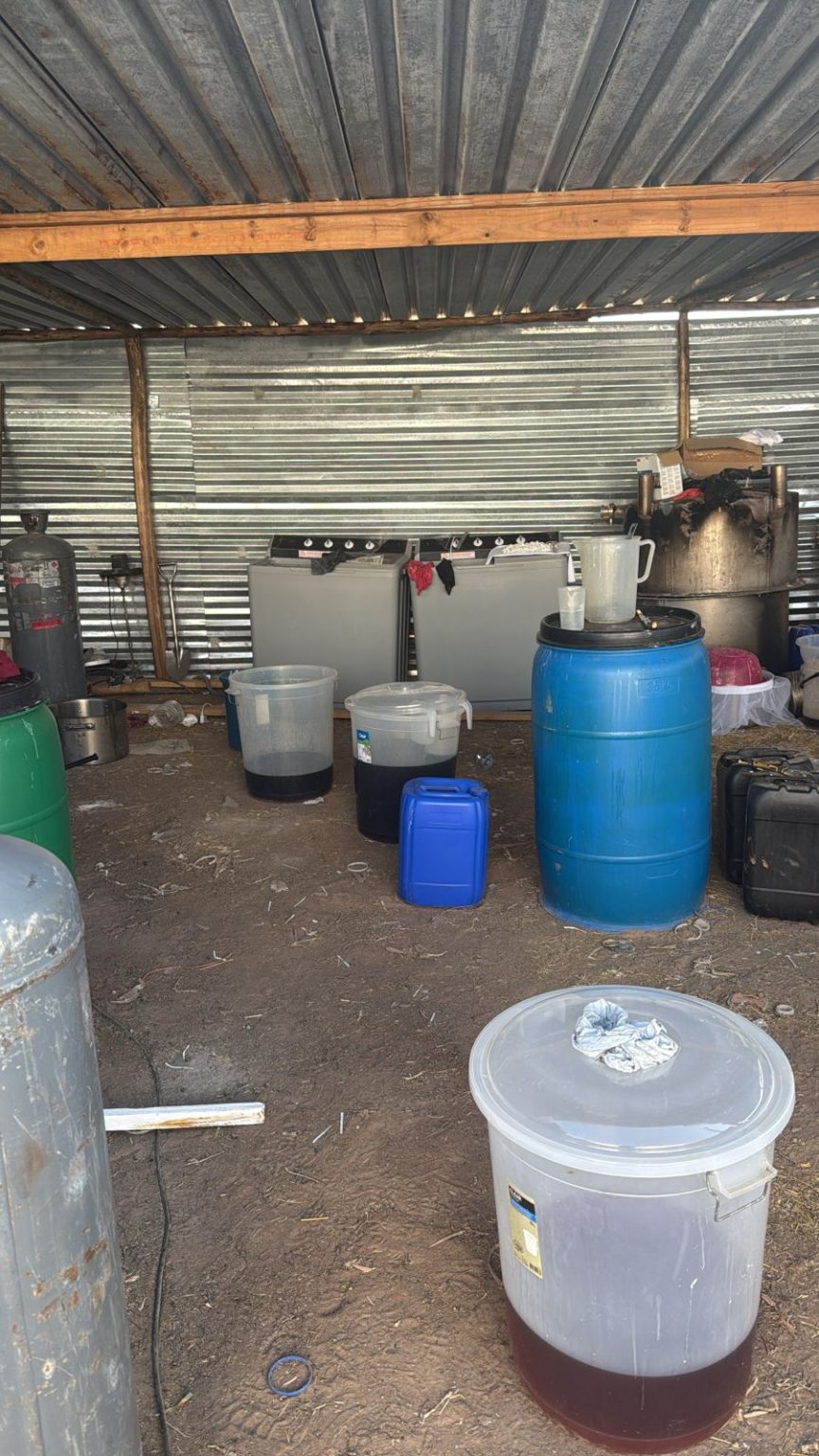 62-year-old man arrested after suspected drug laboratory uncovered in Klipvoorstad