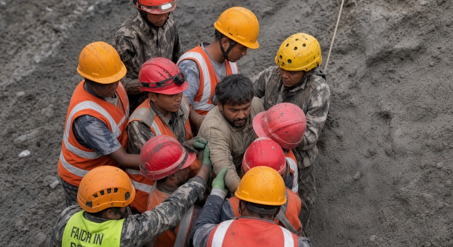 Two Nepal Flood Survivors Rescued Alive After Nine Days Trapped in Hydropower Tunnel