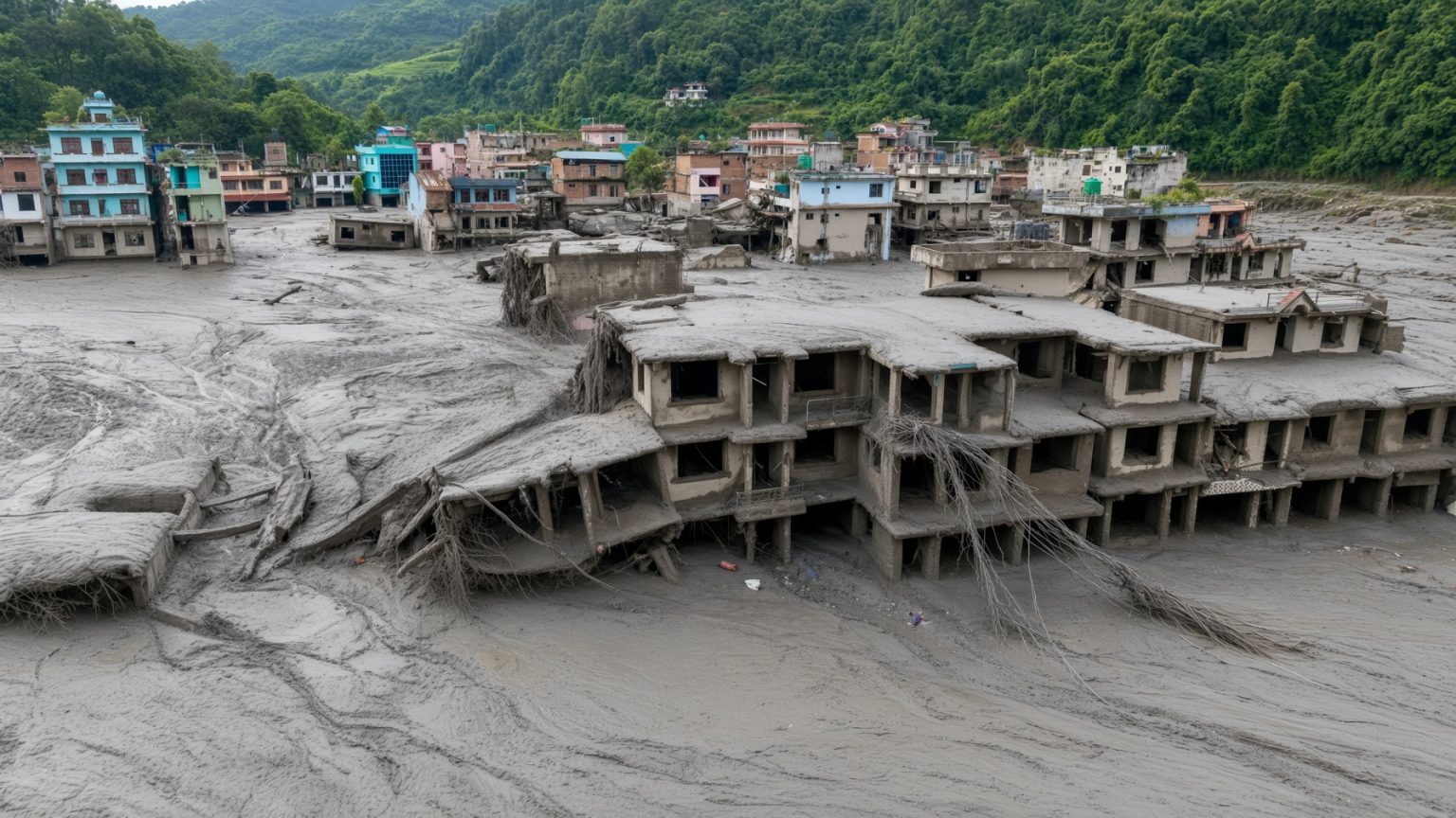 Nepal Rescuers Continue Desperate Search as Flood Death Toll Exceeds 1,300