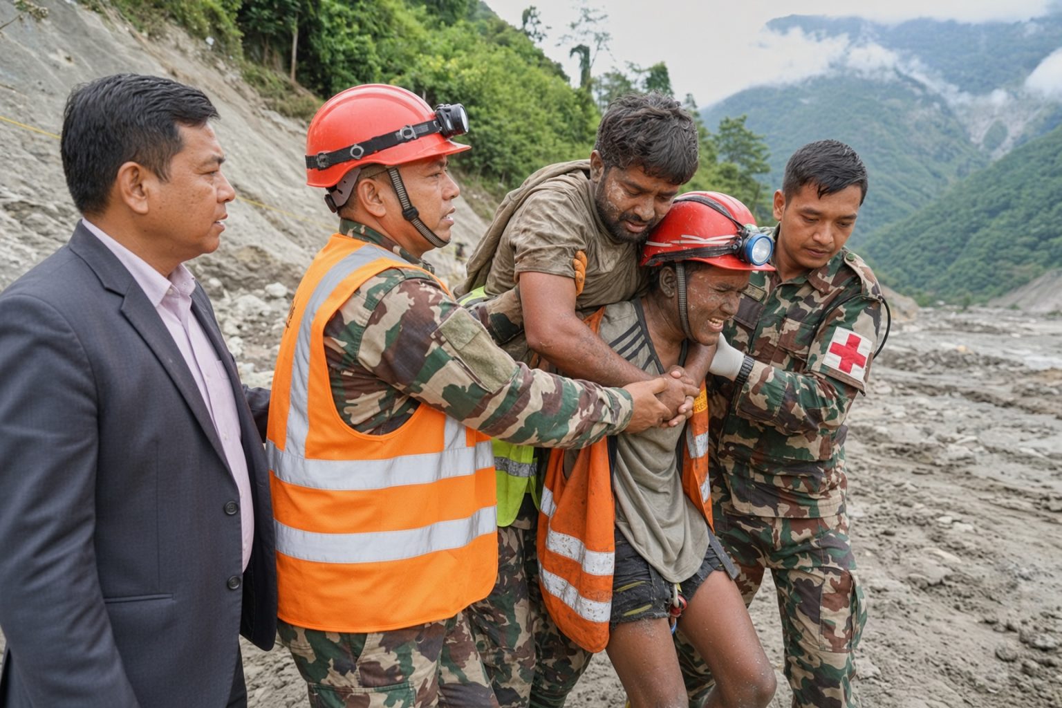 Miracle Survivors Offer Hope as Nepal’s Flood Rescue Enters Second Week