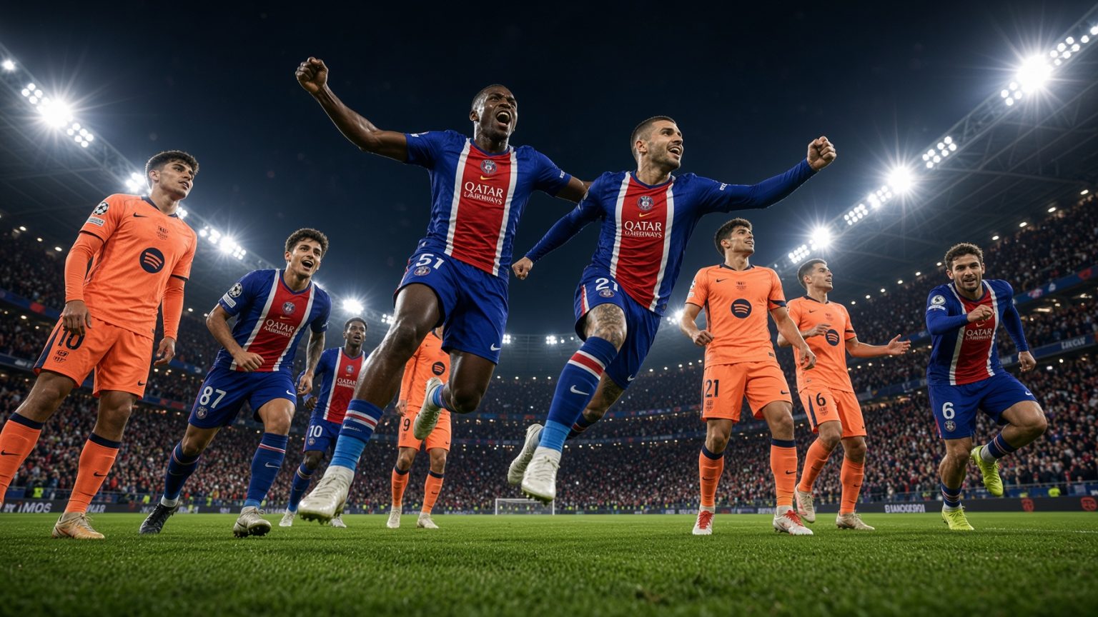 PSG beat Barcelona as Liverpool maintain perfect Champions League start